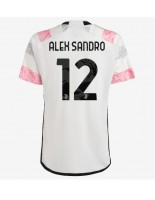 Juventus Alex Sandro #12 Venkovní Dres 2023-24 Krátký Rukáv